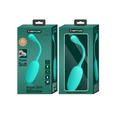 PRETTY LOVE - UOVO VIBRANTE RICARICABILE KNUCKER VERDE ACQUA