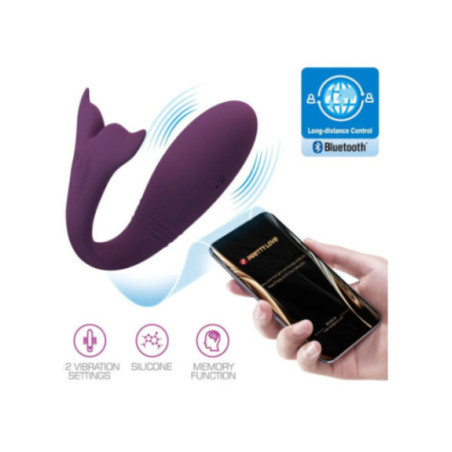 PRETTY LOVE - APP JAYLEEN VIBRATOR TELECOMANDO VIOLA