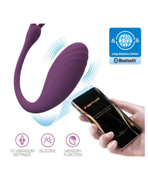 PRETTY LOVE - CATALINA VIBRATOR APP TELECOMANDO VIOLA
