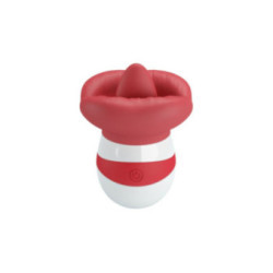 PRETTY LOVE - MINA STIMOLATORE DELLA LINGUA ROSSO CHIARO