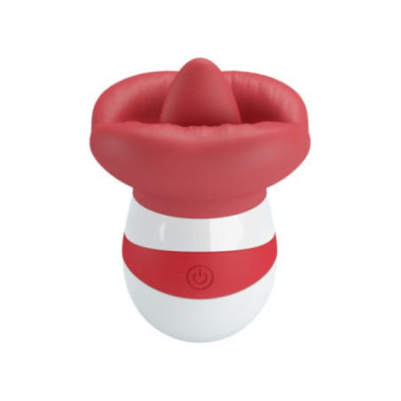 PRETTY LOVE - MINA STIMOLATORE DELLA LINGUA ROSSO CHIARO