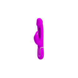 PRETTY LOVE - VIBRATORE DEJON RABBIT 3 IN 1 MULTIFUNZIONE FUCSIA