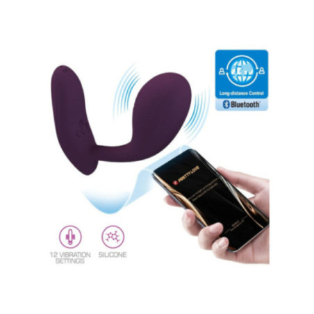 PRETTY LOVE - BAIRD G-SPOT 12 VIBRAZIONI RICARICABILE APP LILA