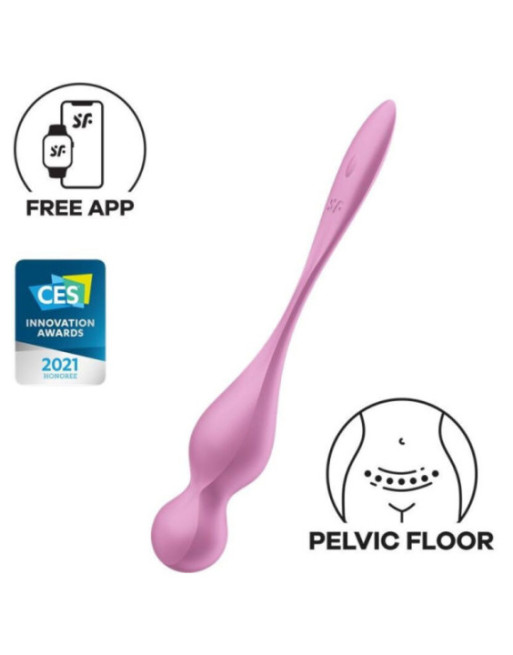 SATISFYER - LOVE BIRDS PALLE VIBRANTI KEGEL ROSA