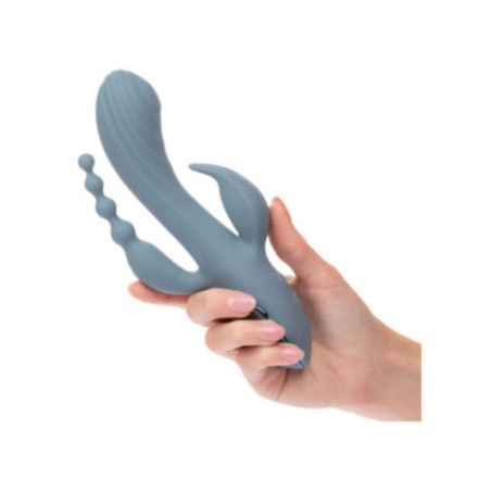 CALEXOTICS - VIBRATORE TRIPLE ECSTASY GRIGIO