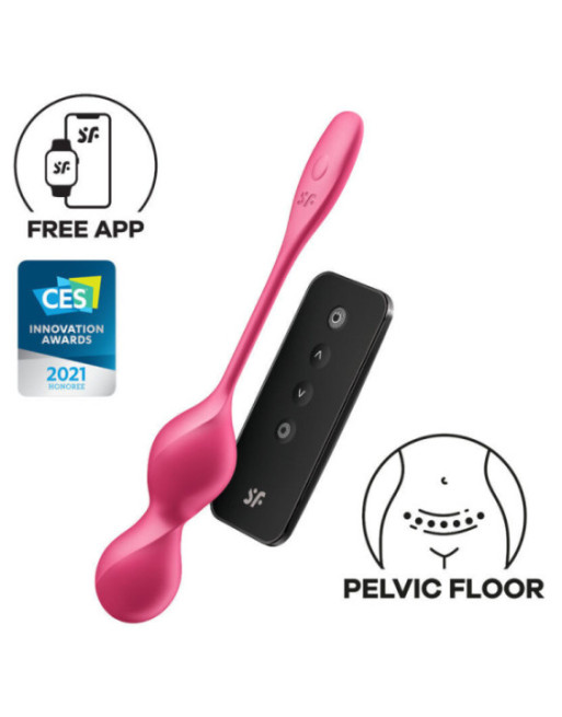 SATISFYER - LOVE BIRDS 2 SFERE KEGEL VIBRANTI + APP GRATUITA