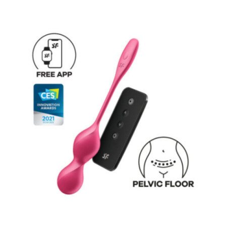 SATISFYER - LOVE BIRDS 2 SFERE KEGEL VIBRANTI + APP GRATUITA