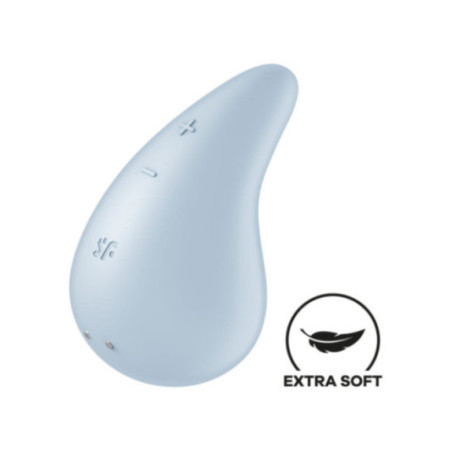 SATISFYER - VIBRATORE GOCCIA DI RUGIADA LAY-ON BLU