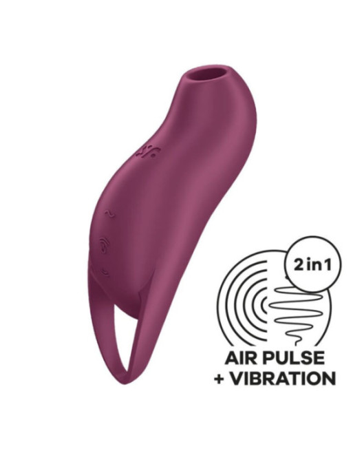 SATISFYER - POCKET PRO 1 STIMOLATORE CLITORIDE GRANATO