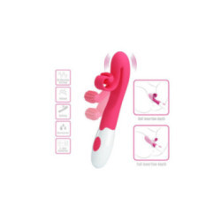 ROMANCE - VIBRATORE E STIMOLATORE 30 VELOCITÀ ROSA