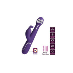 PRETTY LOVE - DEJON VIBRATORE RABBIT 3 IN 1 MULTIFUNZIONE VIOLA