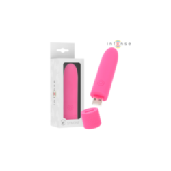 INTENSE - SYMONE USB RICARICABILE VIBRANTE BULLET 8 VIBRAZIONI ROSA 10 X 2,2 CM