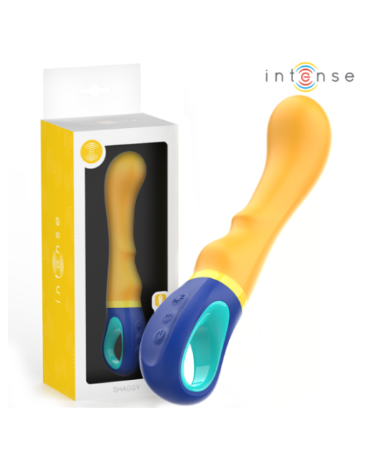 INTENSO - VIBRATORE PUNTO G SHAGGY GIALLO
