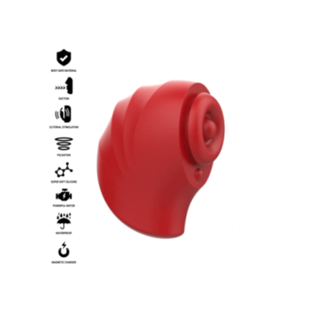 INTENSE - DONNIE STIMOLATORE CLITORIDEO ROSSO/VERDE