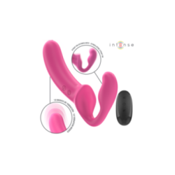 INTENSE - AMY DOPPIO VIBRATORE 20 CM ROSA TELECOMANDO