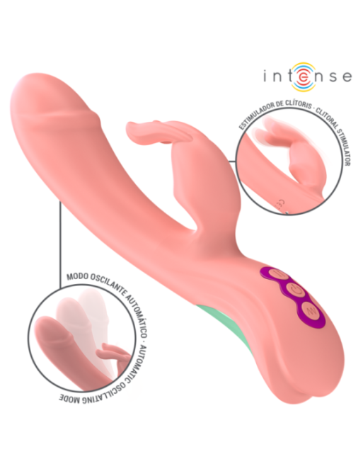 INTENSE - RACHEL RABBIT VIBRATOR 5 VIBRAZIONI ROSA