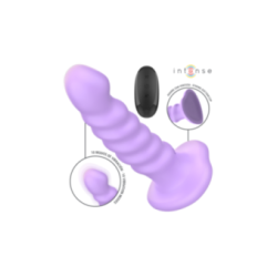INTENSE - BRENDA VIBRATORE TAGLIA M DESIGN A SPIRALE 10 VIBRAZIONI TELECOMANDO VIOLA