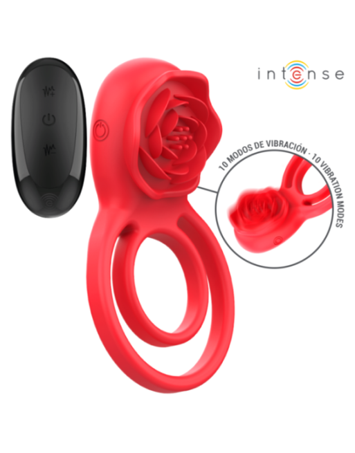 INTENSE - GAIL STIMOLATORE ROSE 10 VIBRAZIONI ROSSO TELECOMANDO