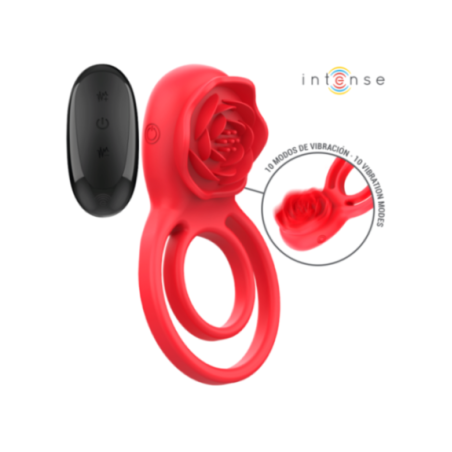 INTENSE - GAIL STIMOLATORE ROSE 10 VIBRAZIONI ROSSO TELECOMANDO