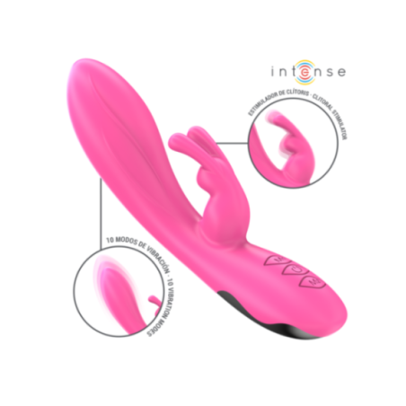 INTENSE - VIBRATORE RANDALL RABBIT 10 VIBRAZIONI ROSA