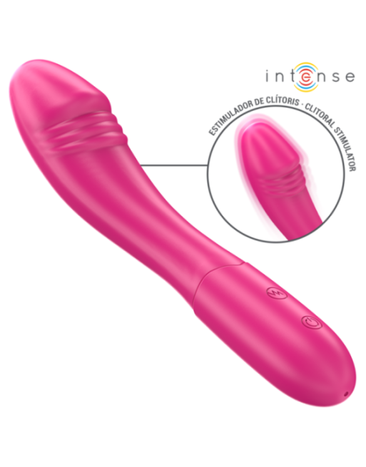 INTENSE - BELINDA VIBRATORE 19 CM FLESSIBILE 10 VIBRAZIONI ROSA