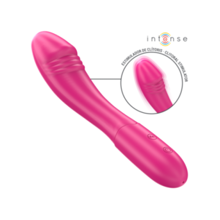 INTENSE - BELINDA VIBRATORE 19 CM FLESSIBILE 10 VIBRAZIONI ROSA