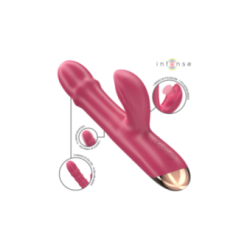 INTENSE - CHLOE VIBRATORE MULTIFUNZIONE 3 IN 1 ROSSO
