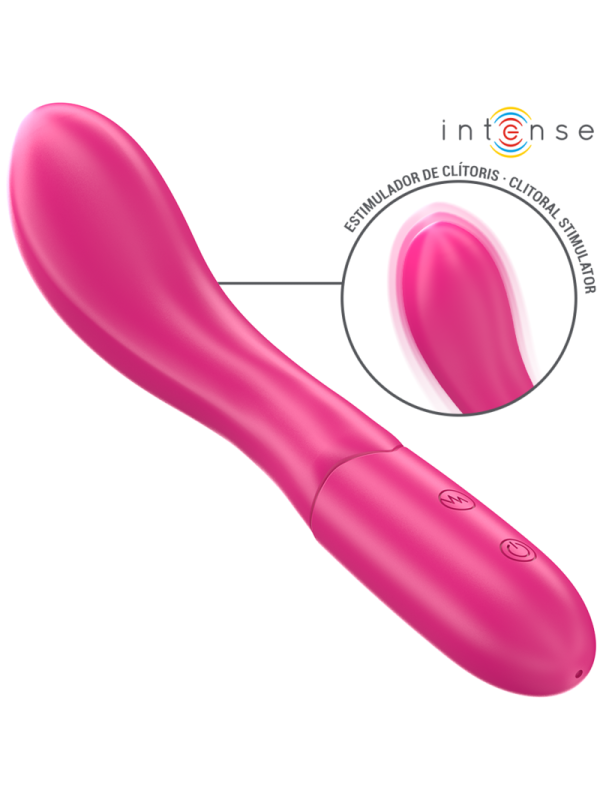 INTENSE - LISETTE VIBRATORE 19 CM FLESSIBILE 10 VIBRAZIONI ROSA