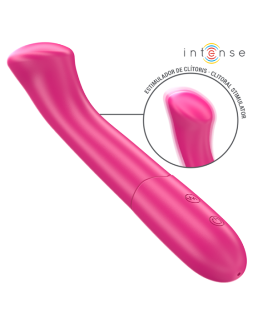 INTENSE - PATY VIBRATORE 19 CM FLESSIBILE 10 VIBRAZIONI MODELLO 2 ROSA