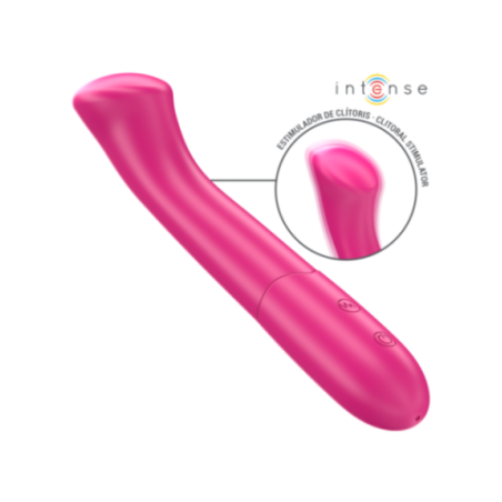 INTENSE - PATY VIBRATORE 19 CM FLESSIBILE 10 VIBRAZIONI MODELLO 2 ROSA