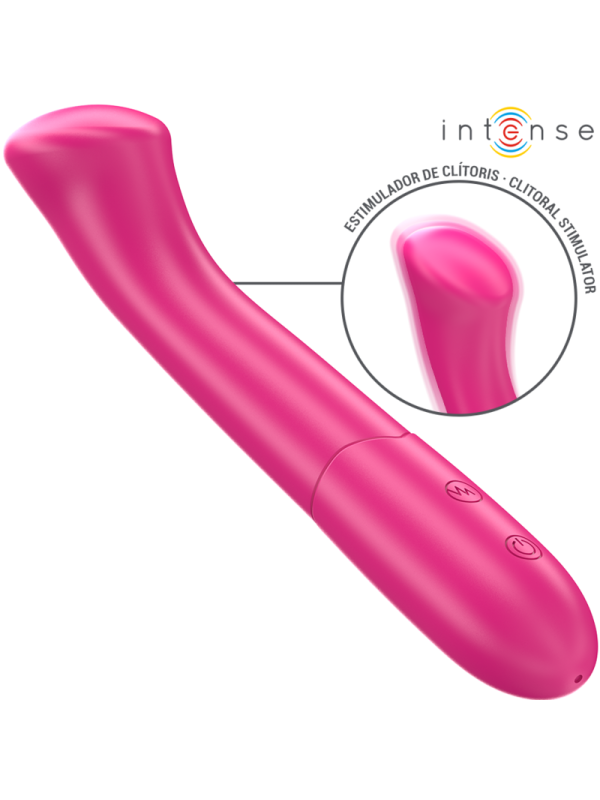 INTENSE - PATY VIBRATORE 19 CM FLESSIBILE 10 VIBRAZIONI MODELLO 2 ROSA