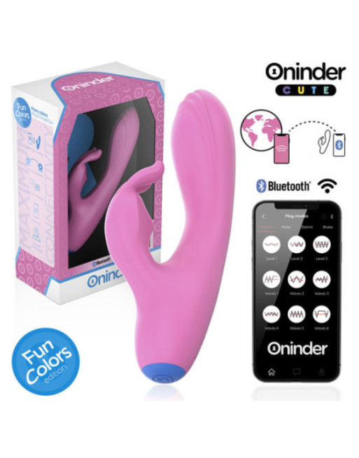 ONINDER CUTE - VIBRATORE CONIGLIETTO D'AMORE PER PUNTO G E CLITORIDE - APP GRATUITA IN TUTTO IL MONDO