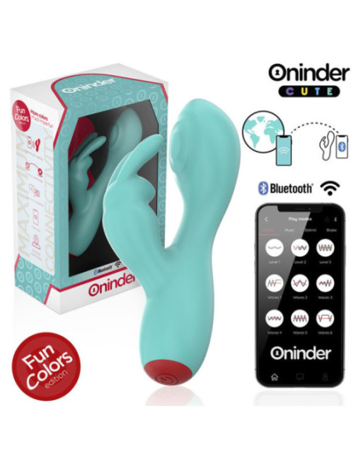 ONINDER CUTE - VIBRATORE CLITORIDEO PUNTO G LOVE BUNNY - APP GRATUITA IN TUTTO IL MONDO