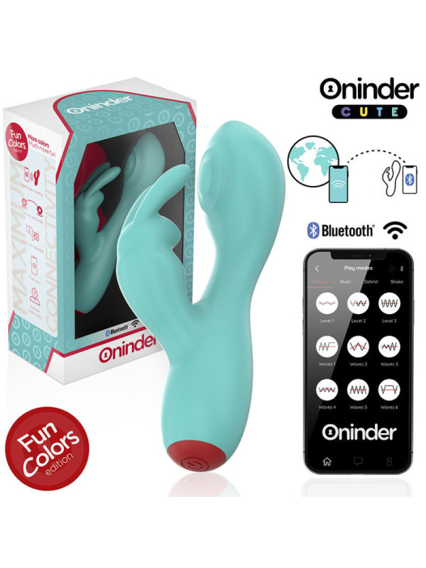 ONINDER CUTE - VIBRATORE CLITORIDEO PUNTO G LOVE BUNNY - APP GRATUITA IN TUTTO IL MONDO