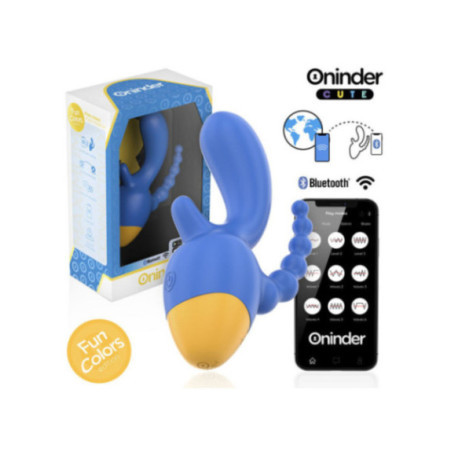 ONINDER CUTE - LOVE 3 SOME TRIPLO VIBRATORE - APP GRATUITA IN TUTTO IL MONDO