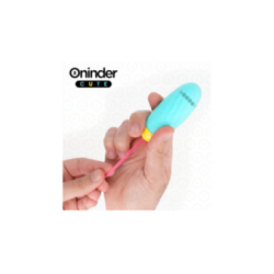 ONINDER CUTE - UOVO VIBRO-ROTANTE IN SILICONE CON GEMMA PER AMORE E PIACERE - APP GRATUITA IN TUTTO IL MONDO
