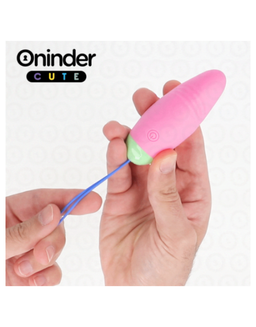 ONINDER CUTE - UOVO VIBRO-ROTANTE IN SILICONE 360° PER AMORE E PIACERE - APP GRATUITA IN TUTTO IL MONDO