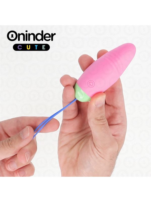 ONINDER CUTE - UOVO VIBRO-ROTANTE IN SILICONE 360° PER AMORE E PIACERE - APP GRATUITA IN TUTTO IL MONDO