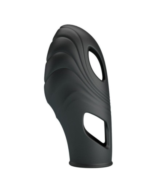 PRETTY LOVE - VIBRATORE DA DITA IN SILICONE LICH NERO