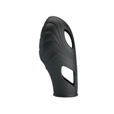 PRETTY LOVE - VIBRATORE DA DITA IN SILICONE LICH NERO