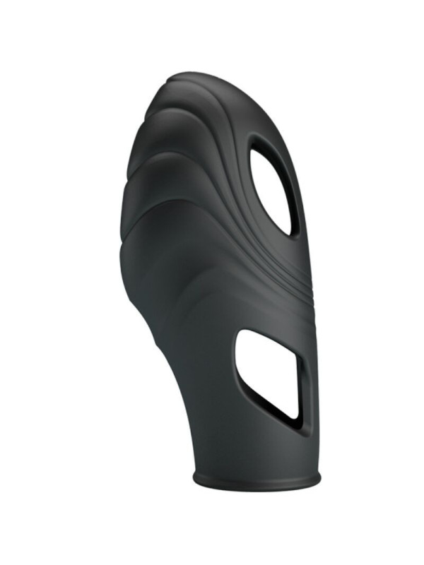 PRETTY LOVE - VIBRATORE DA DITA IN SILICONE LICH NERO