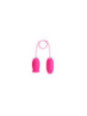 PRETTY LOVE - Ovulo vibrante a forma di margherita + lingua stimolante per il clitoride ROSA