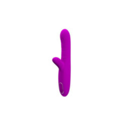 PRETTY LOVE - ANGELIQUE VIBRATORE MULTIFUNZIONE + STIMOLATORE CLITORIDE VIOLA