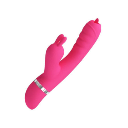 PRETTY LOVE - VIBRATORE MULTIFUNZIONE CONIGLIO PHOENIX ROSA