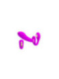 PRETTY LOVE - THUNDERBIRD DOPPIO VIBRATORE CON STRAP-ON E TELECOMANDO VIOLA