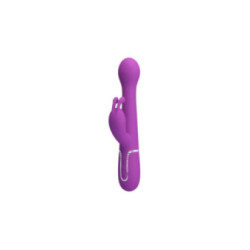 PRETTY LOVE - DEJON 3 IN 1 MULTIFUNZIONE VIBRATORE CONIGLIO VIOLA