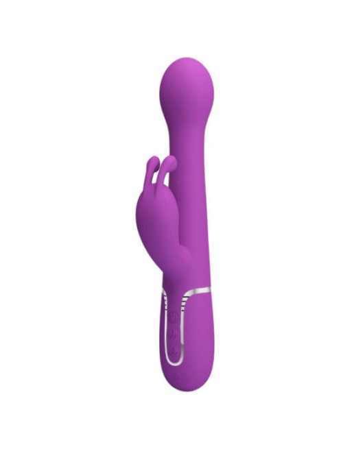 PRETTY LOVE - DEJON 3 IN 1 MULTIFUNZIONE VIBRATORE CONIGLIO VIOLA