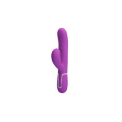 PRETTY LOVE - PERLITA 3 IN 1 VIBRATORE MULTIFUNZIONE CONIGLIO VIOLA