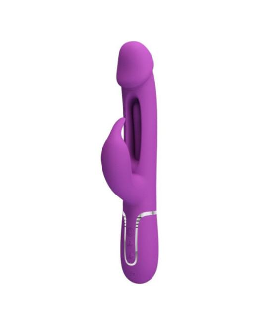 PRETTY LOVE - KAMPAS 3 IN 1 MULTIFUNZIONE VIBRATORE CONIGLIO VIOLA