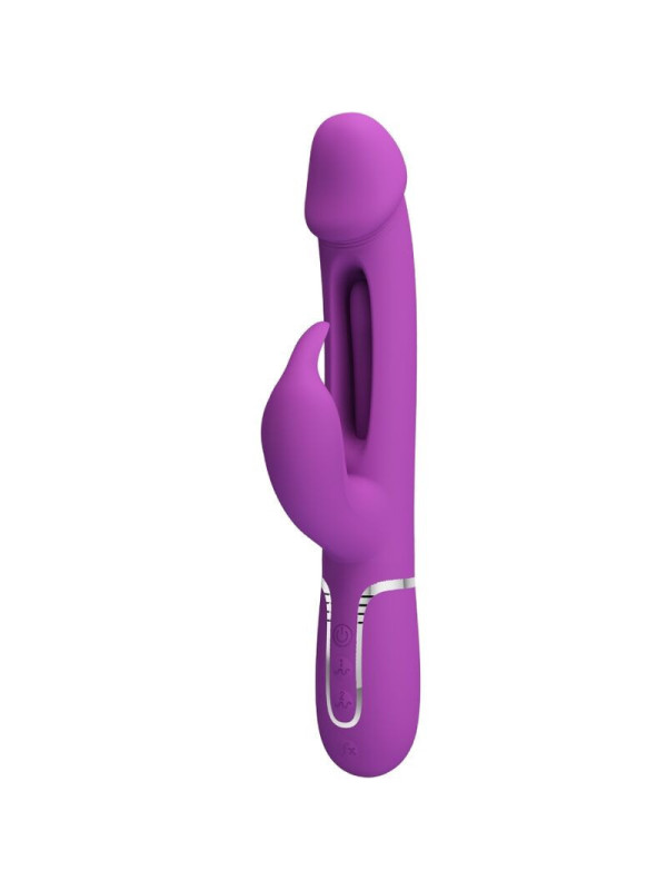 PRETTY LOVE - KAMPAS 3 IN 1 MULTIFUNZIONE VIBRATORE CONIGLIO VIOLA